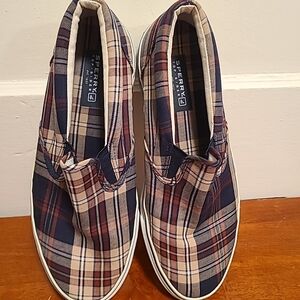 Sperry Plaid Slip-On Shoes